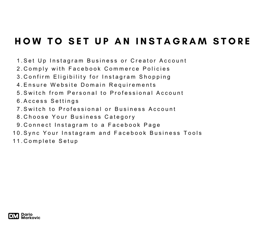 How to set up an Instagram store