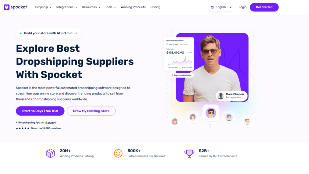 5 Best Dropshipping Automation Tools to Scale eCommerce Businesses (2026) 4 spocket