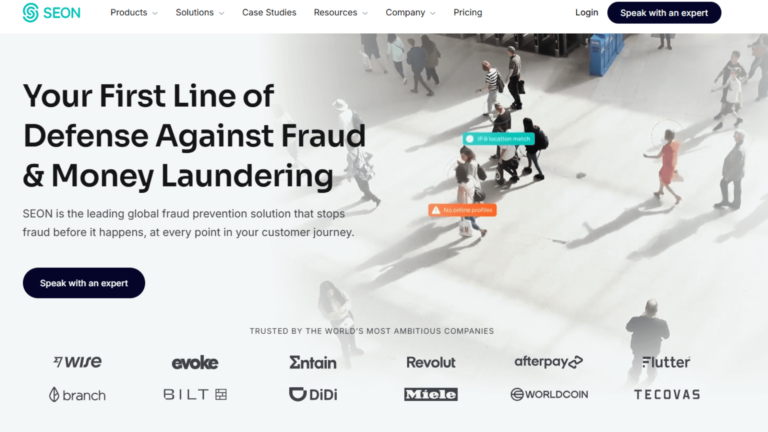 9 Best Chargeback Prevention and Management Companies 5 seon homepage