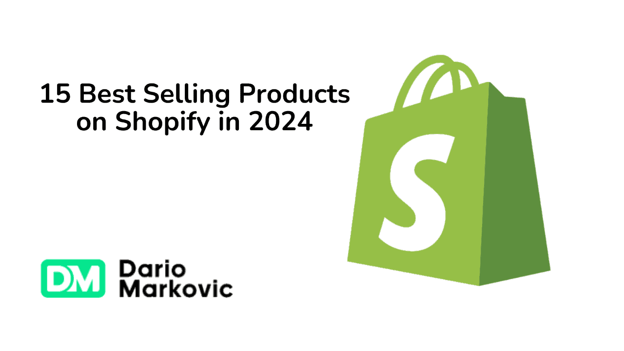 15 best selling products on shopify in 2024