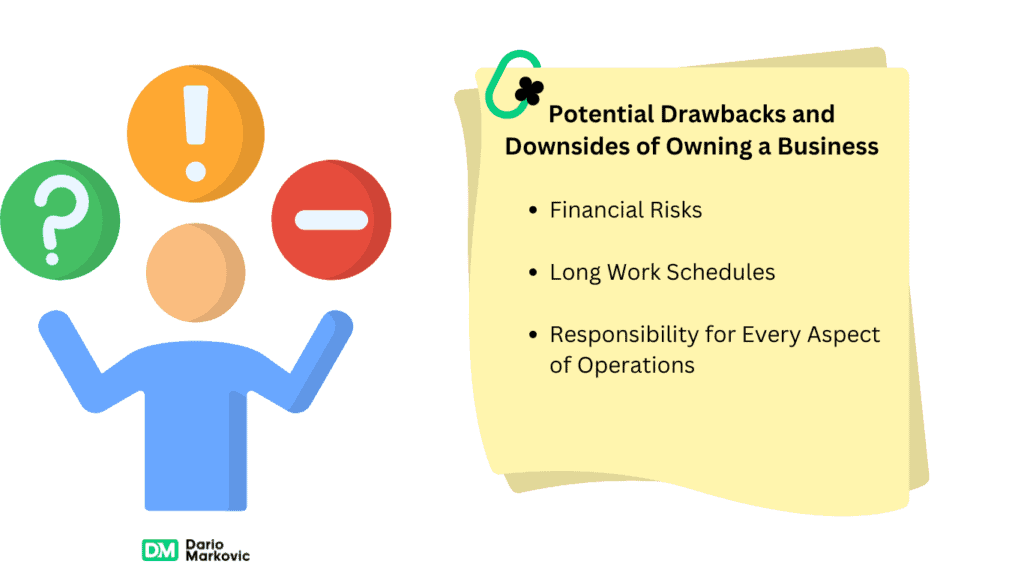 Potential Drawbacks and Downsides Of Owning a Business