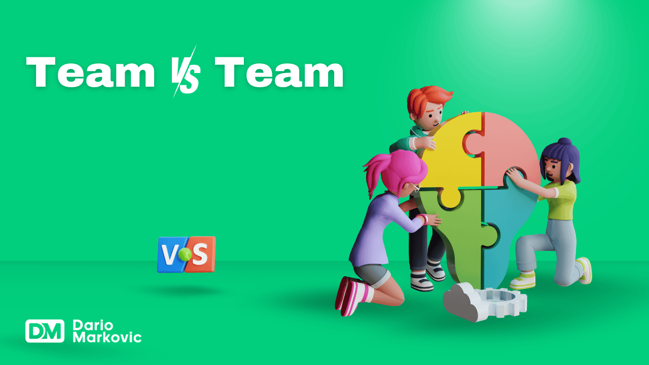 Team vs team games.
