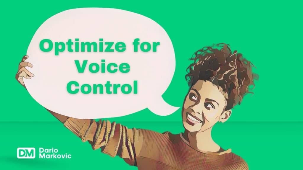 optimize for voice-controlled devices