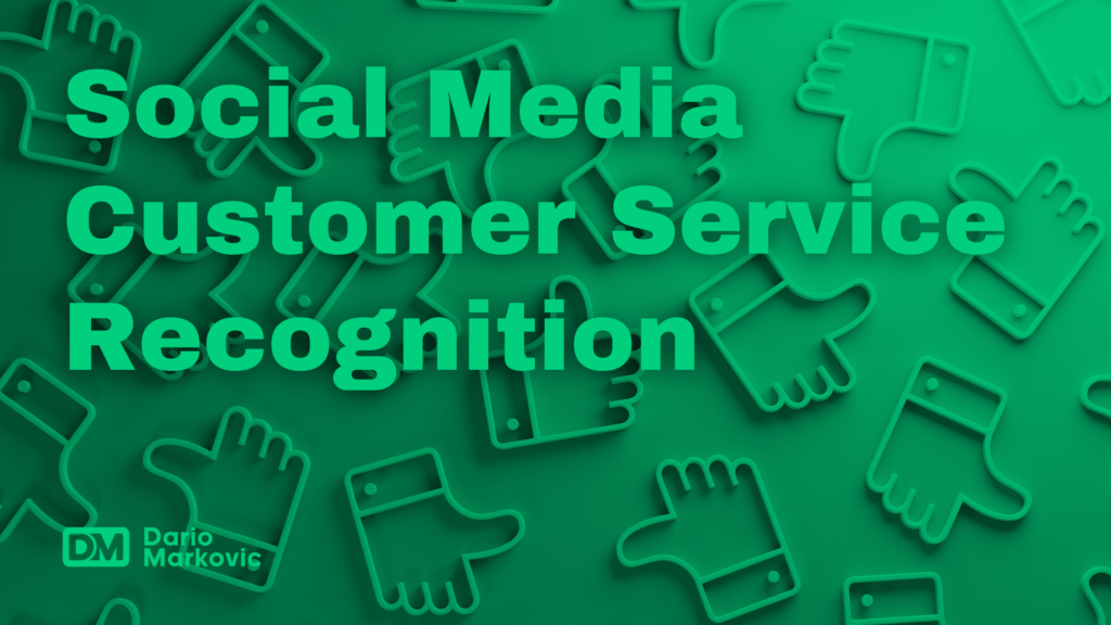 Social Media Customer Service Recognition