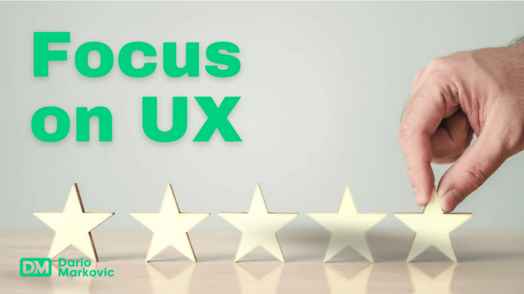 ecommerce development should focus on user experience